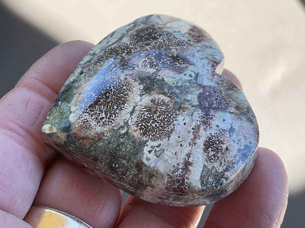 70g Green Cherry Blossom Heart 5B