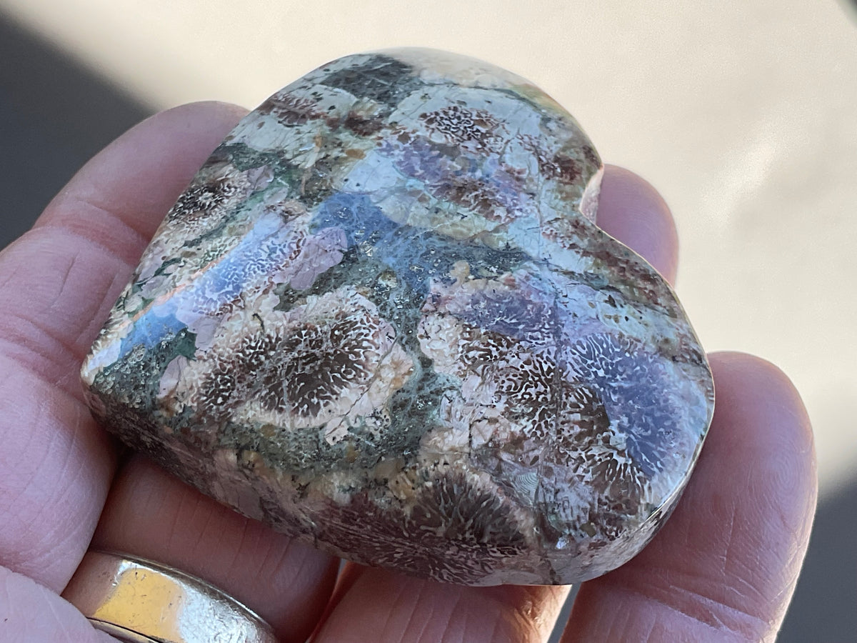 70g Green Cherry Blossom Heart 5B