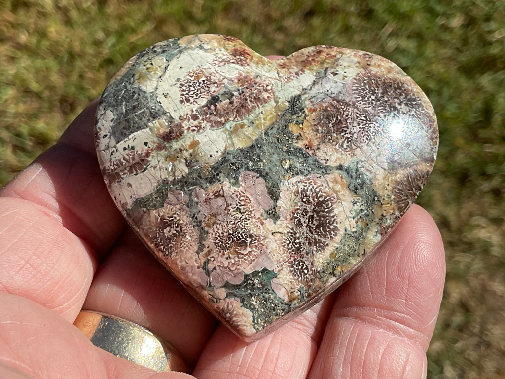 70g Green Cherry Blossom Heart 5B