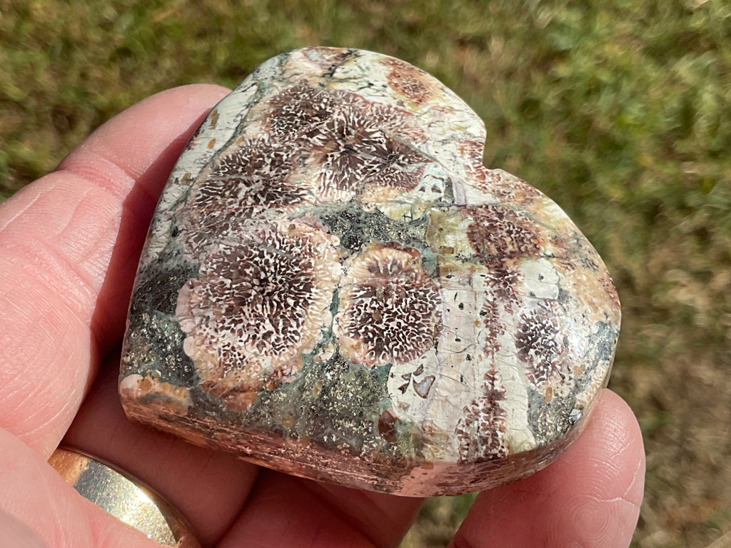 70g Green Cherry Blossom Heart 5B