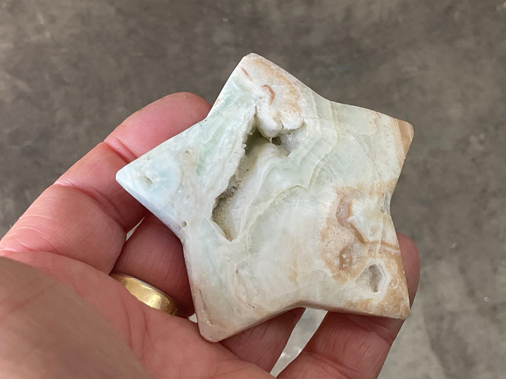 125g Caribbean Calcite Star
