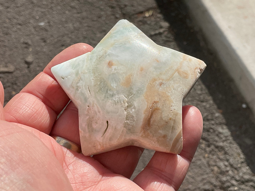 125g Caribbean Calcite Star
