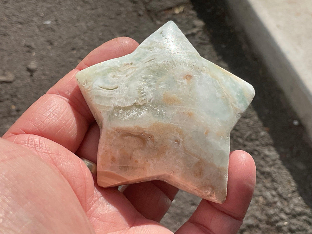 125g Caribbean Calcite Star