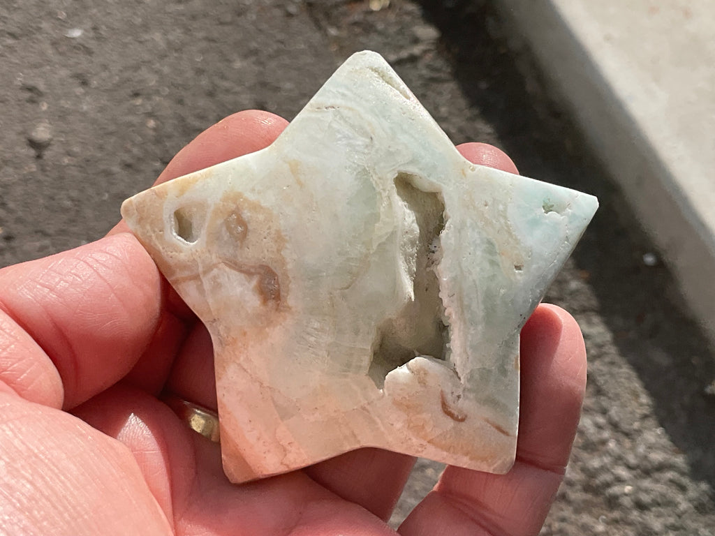 125g Caribbean Calcite Star