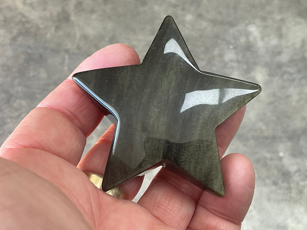 71g Gold Sheen Obsidian Star 2C