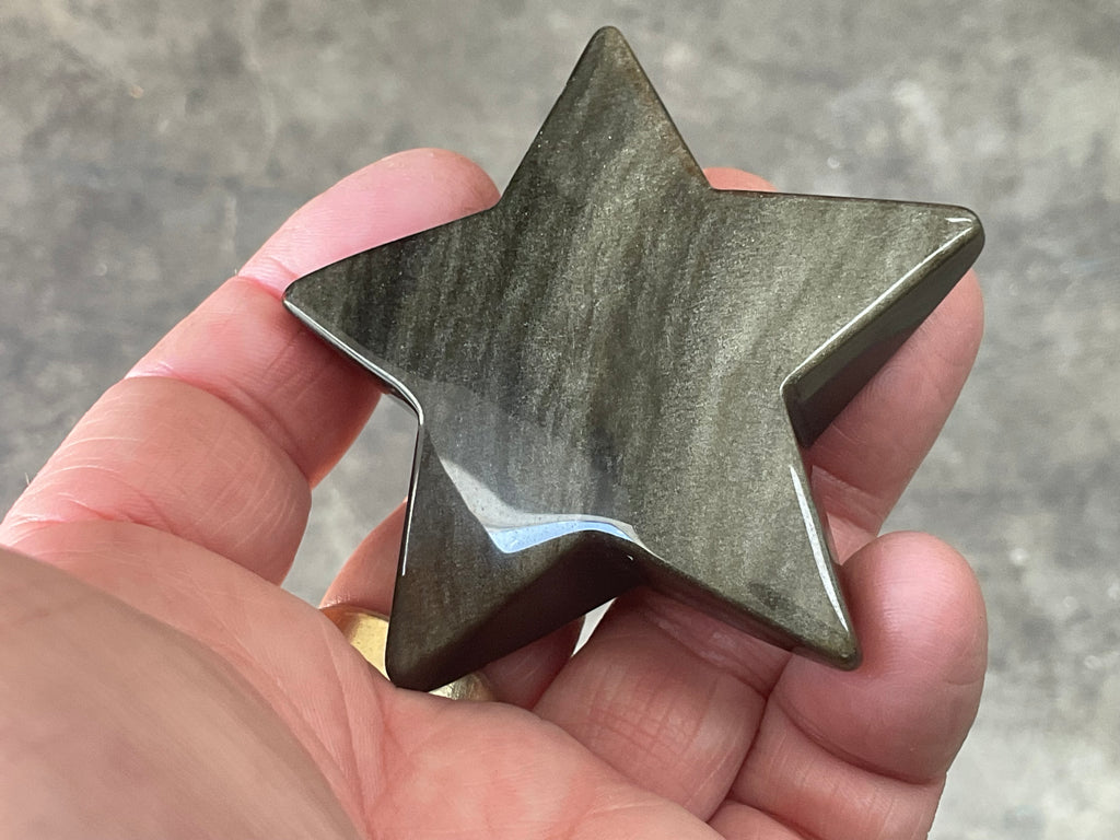71g Gold Sheen Obsidian Star 2C