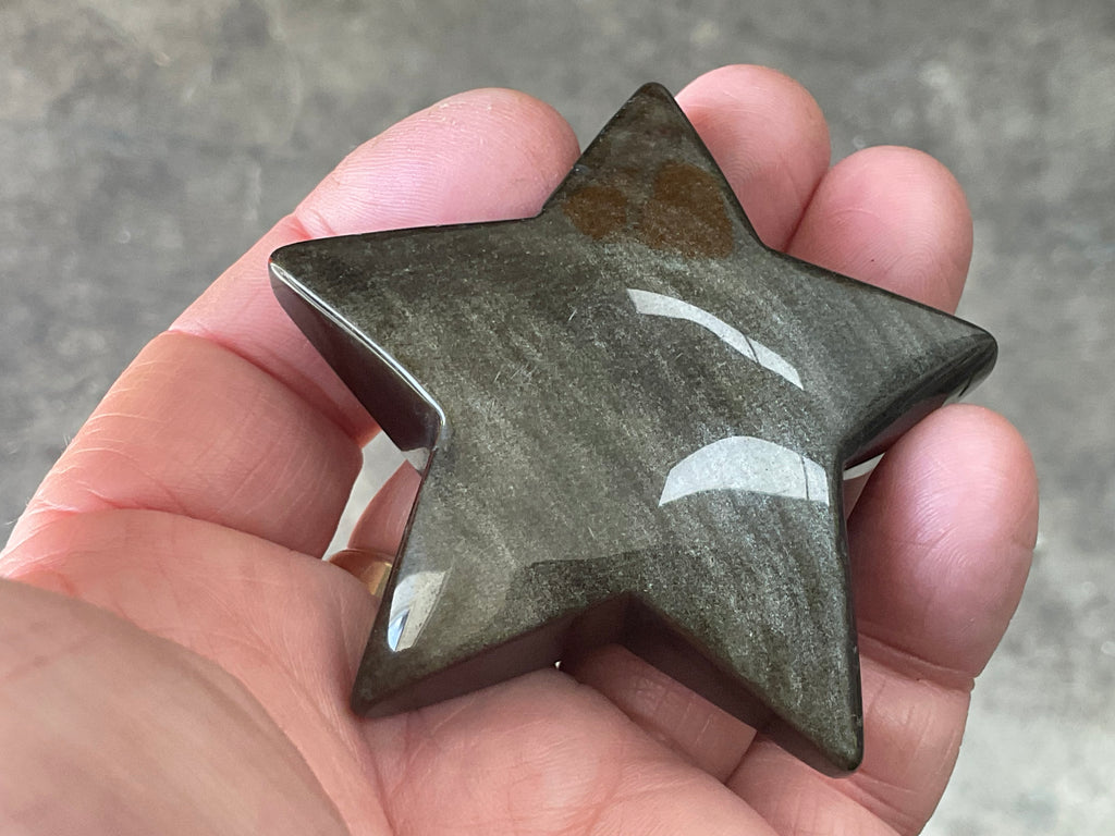 71g Gold Sheen Obsidian Star 2C