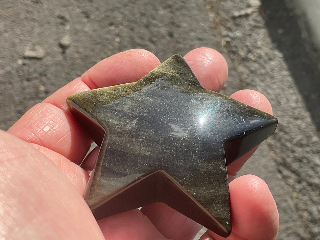 71g Gold Sheen Obsidian Star 2C