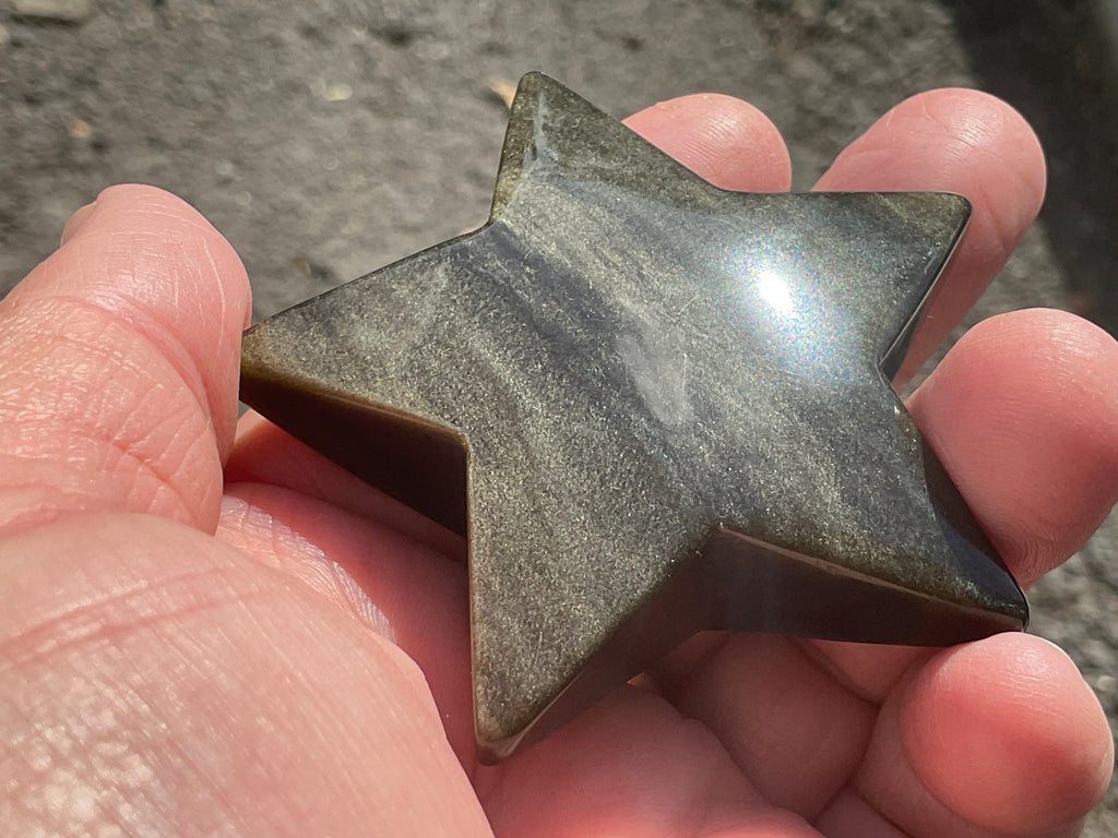 71g Gold Sheen Obsidian Star 2C