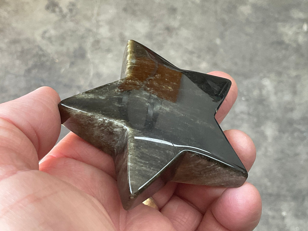90g Gold Sheen Obsidian Star 2E
