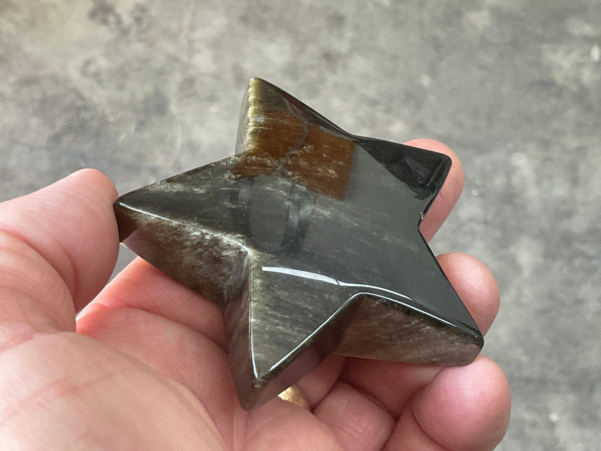90g Gold Sheen Obsidian Star 2E