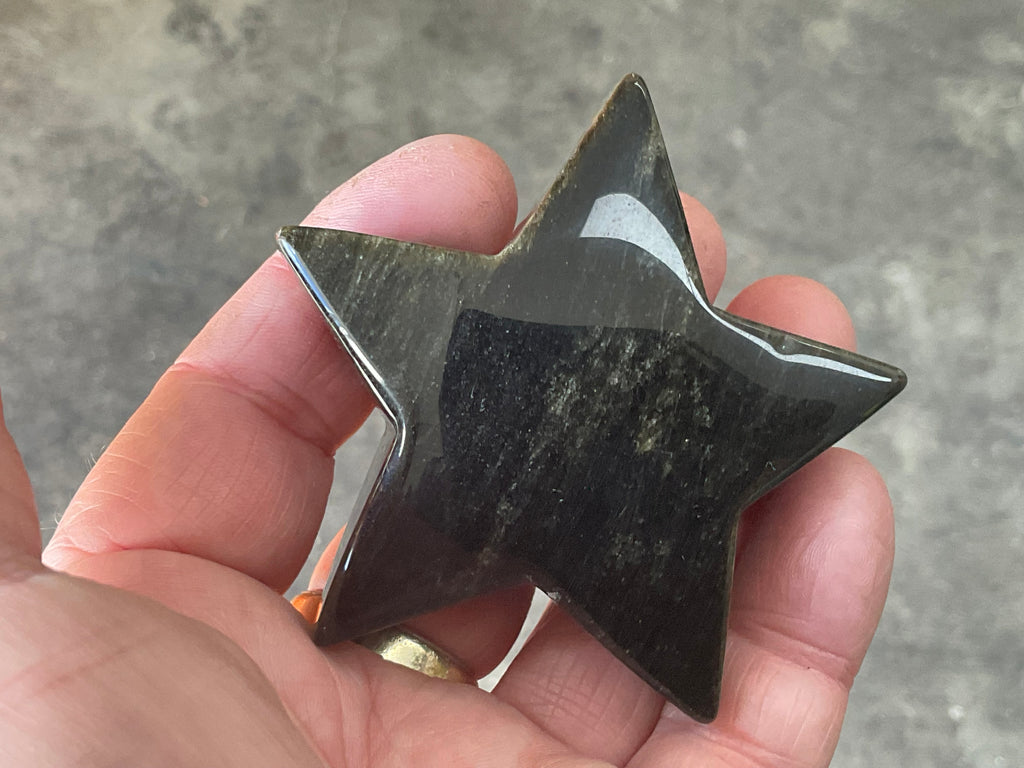 90g Gold Sheen Obsidian Star 2E
