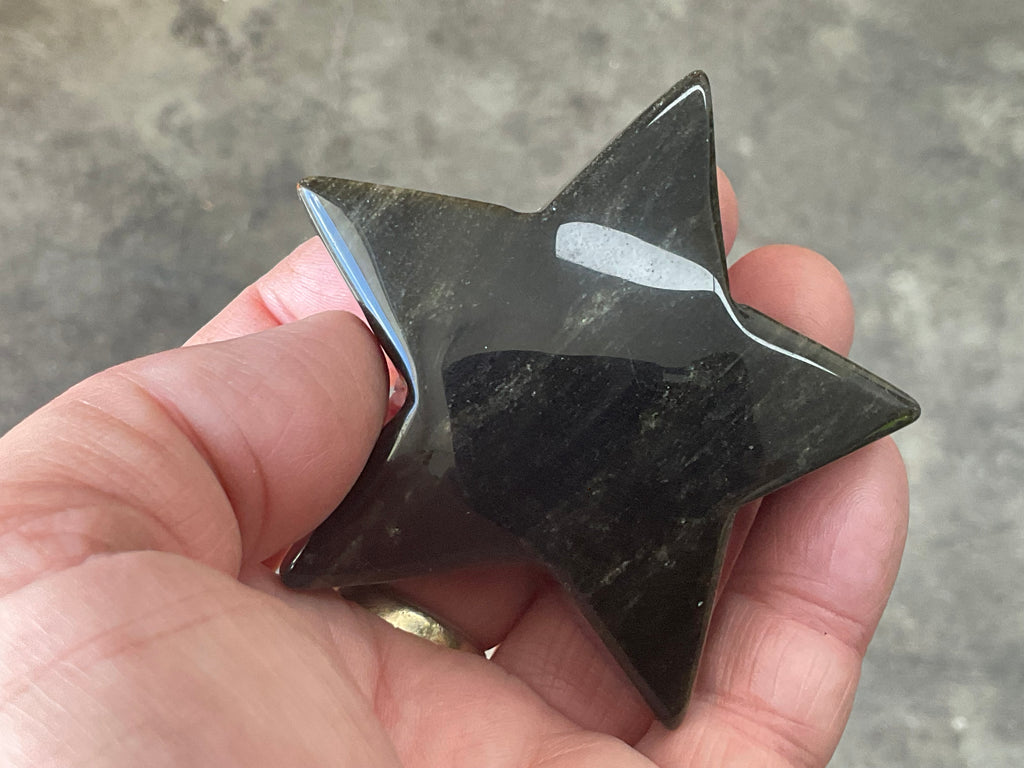 90g Gold Sheen Obsidian Star 2E