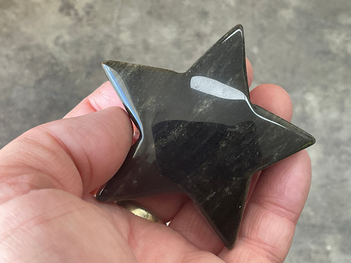 90g Gold Sheen Obsidian Star 2E