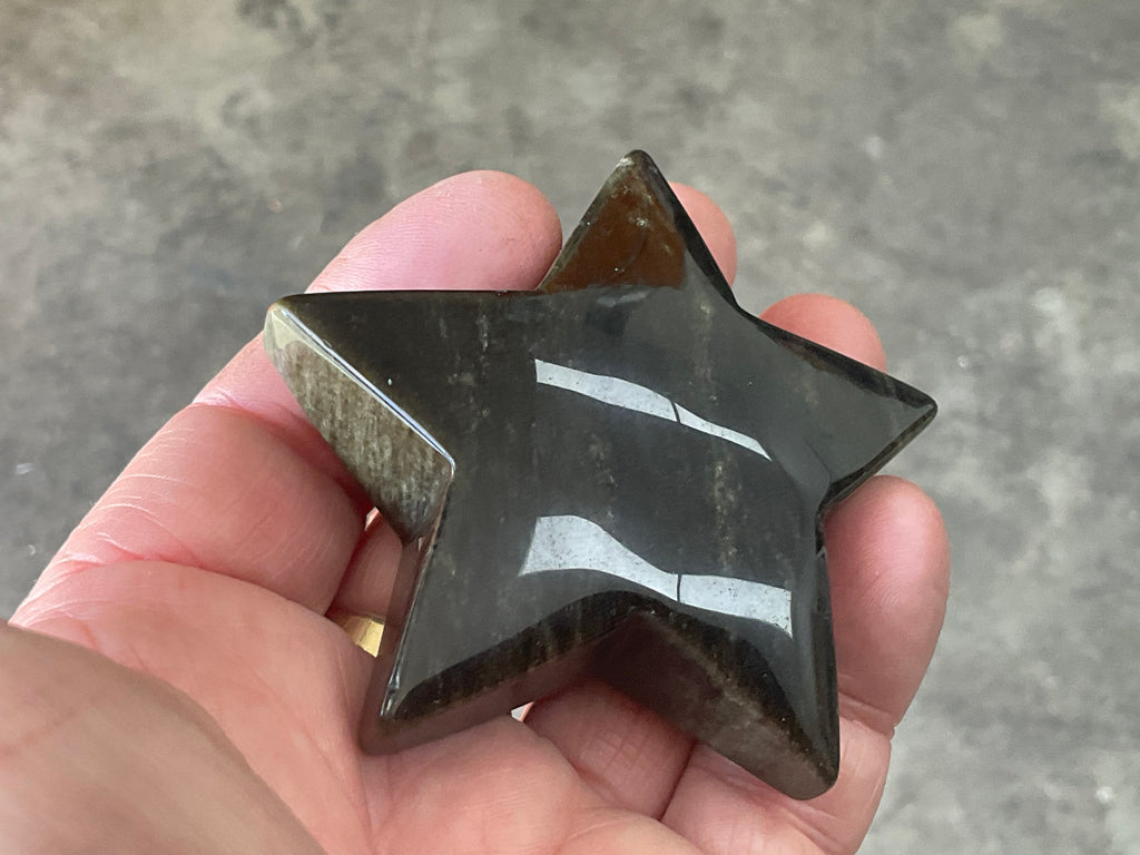 90g Gold Sheen Obsidian Star 2E
