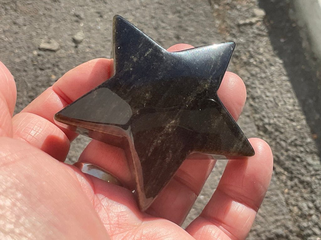 90g Gold Sheen Obsidian Star 2E