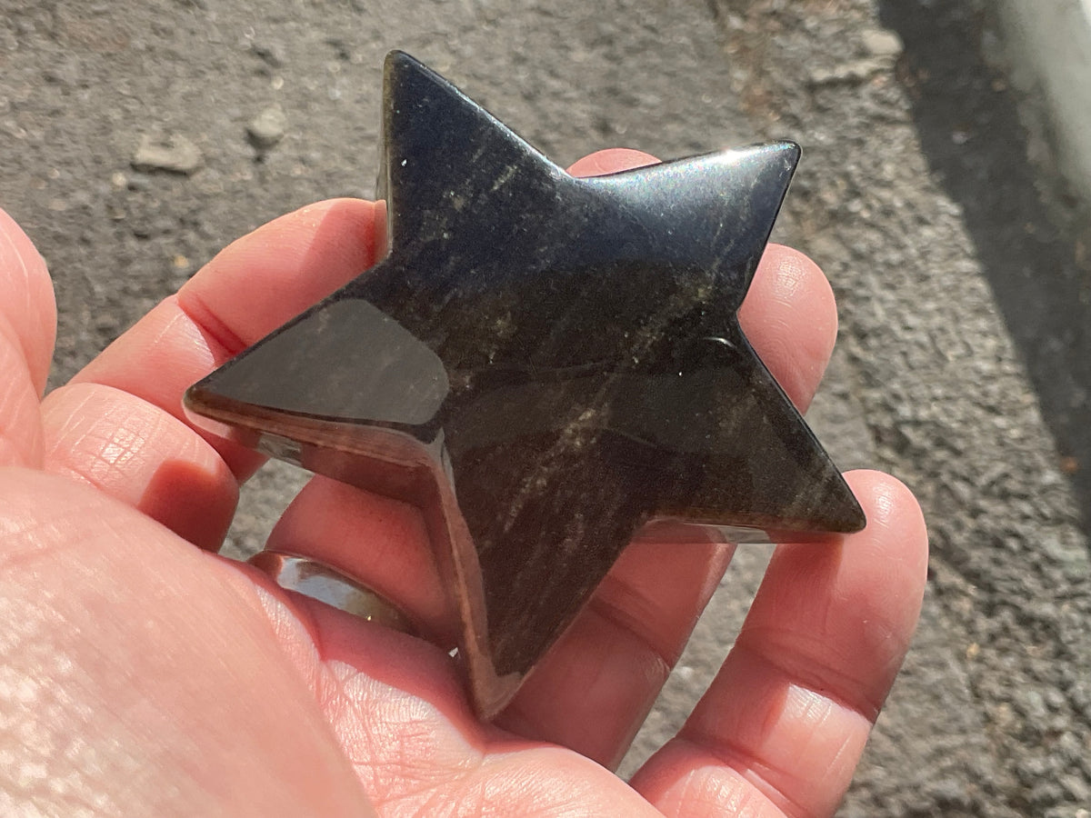 90g Gold Sheen Obsidian Star 2E