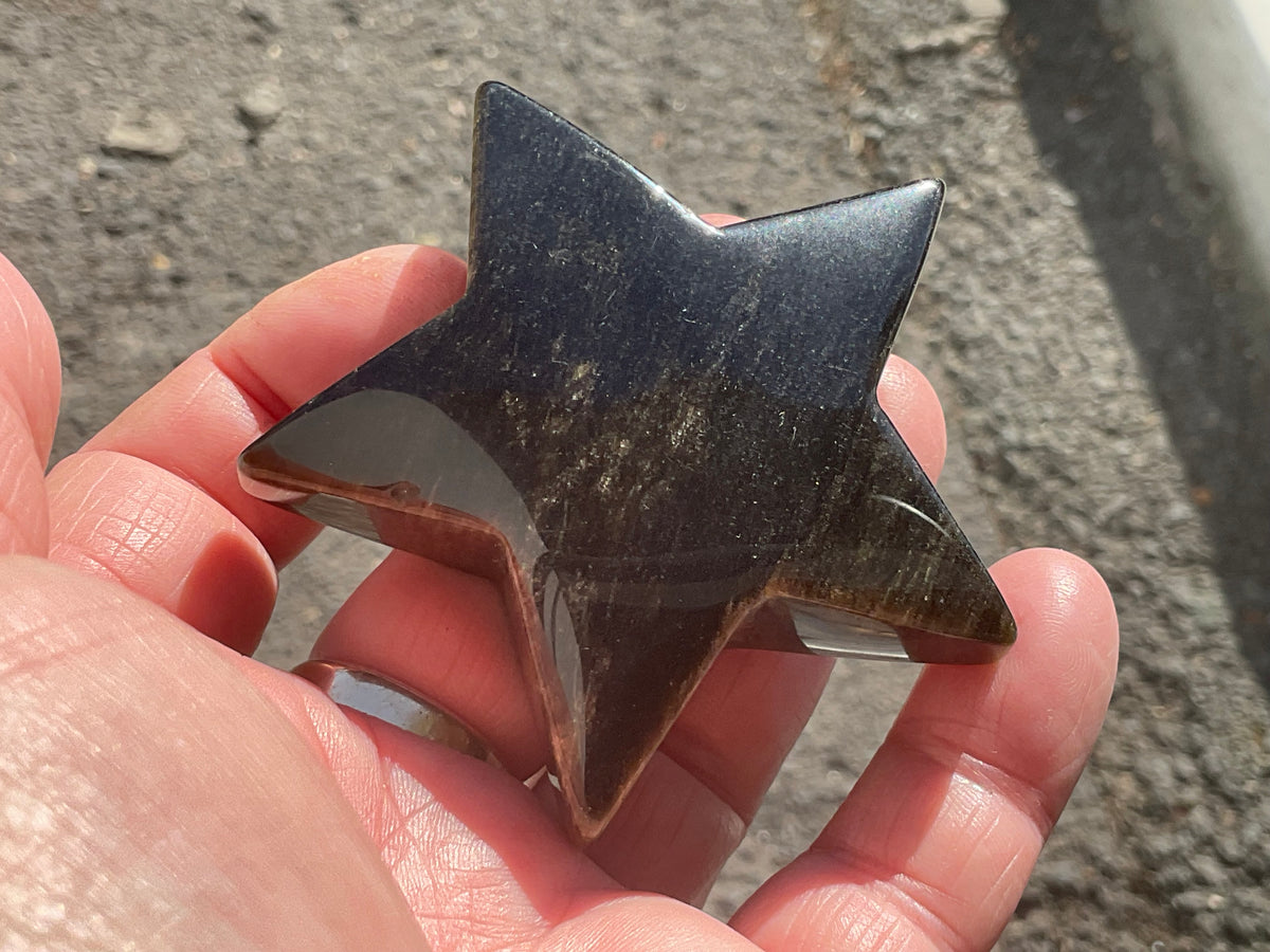 90g Gold Sheen Obsidian Star 2E