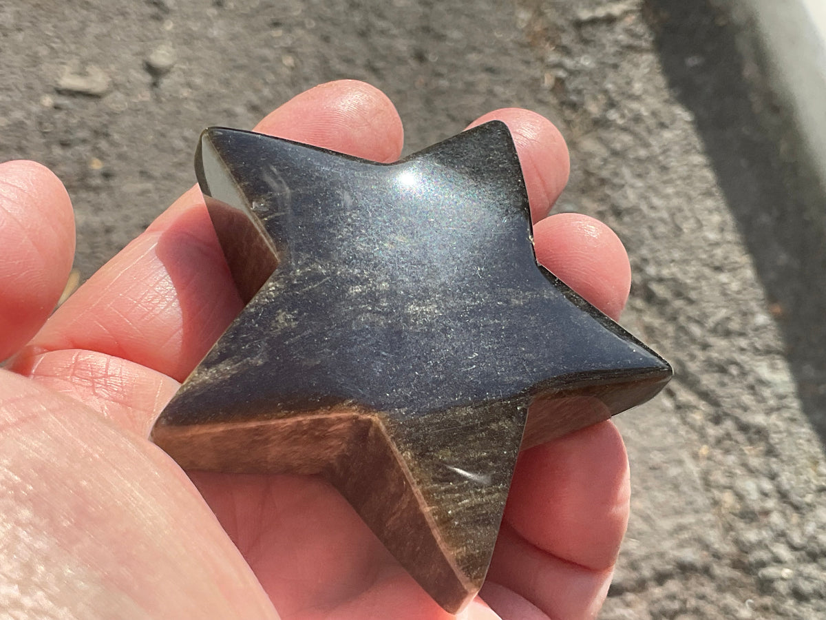 90g Gold Sheen Obsidian Star 2E