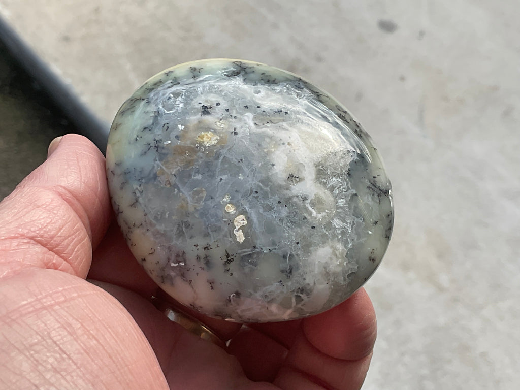 162g Dendritic Opal (Merlinite) Palmstone