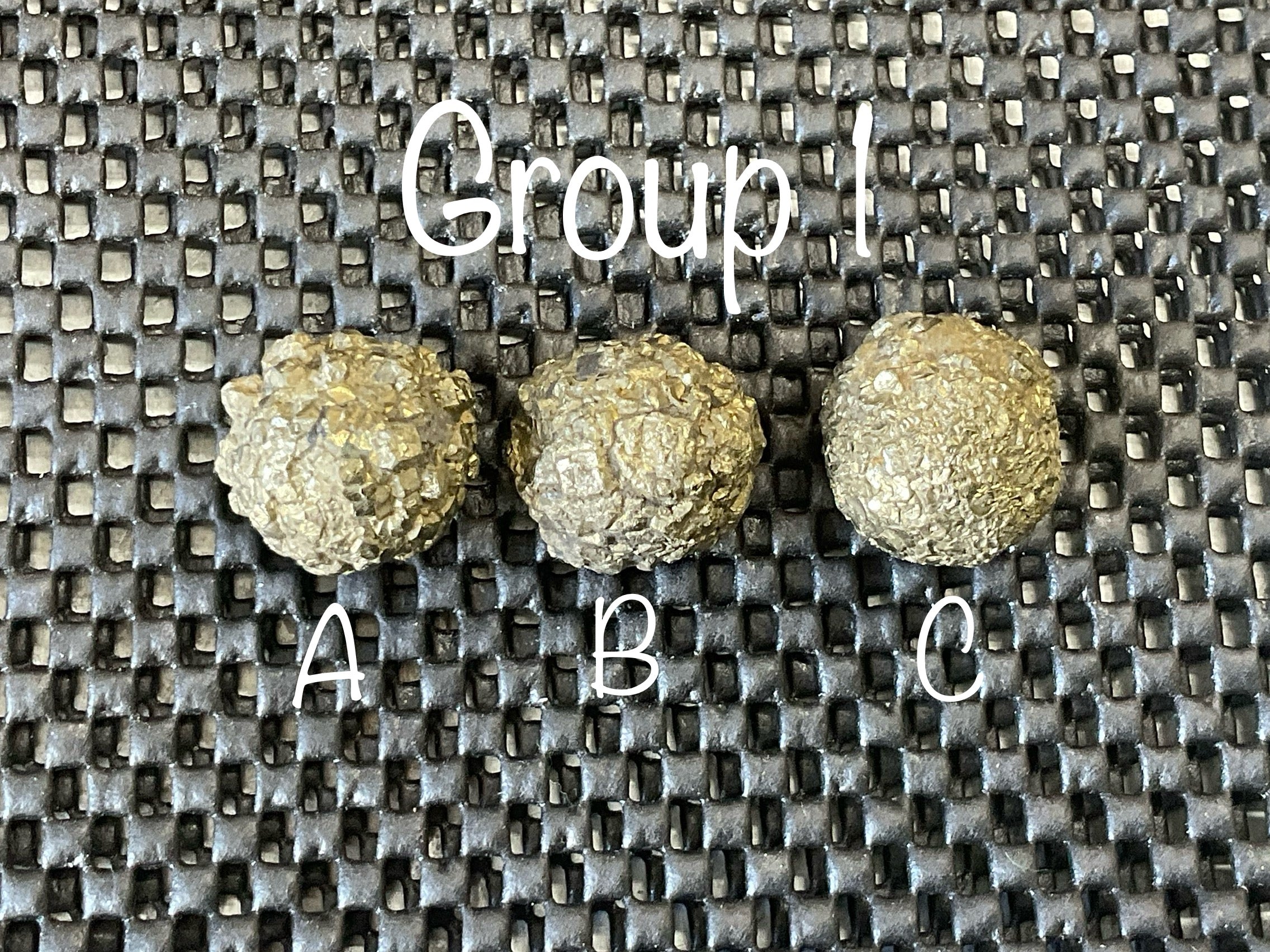 26g Natural Indonesian Pyrite after Marcasite Nodule 1C