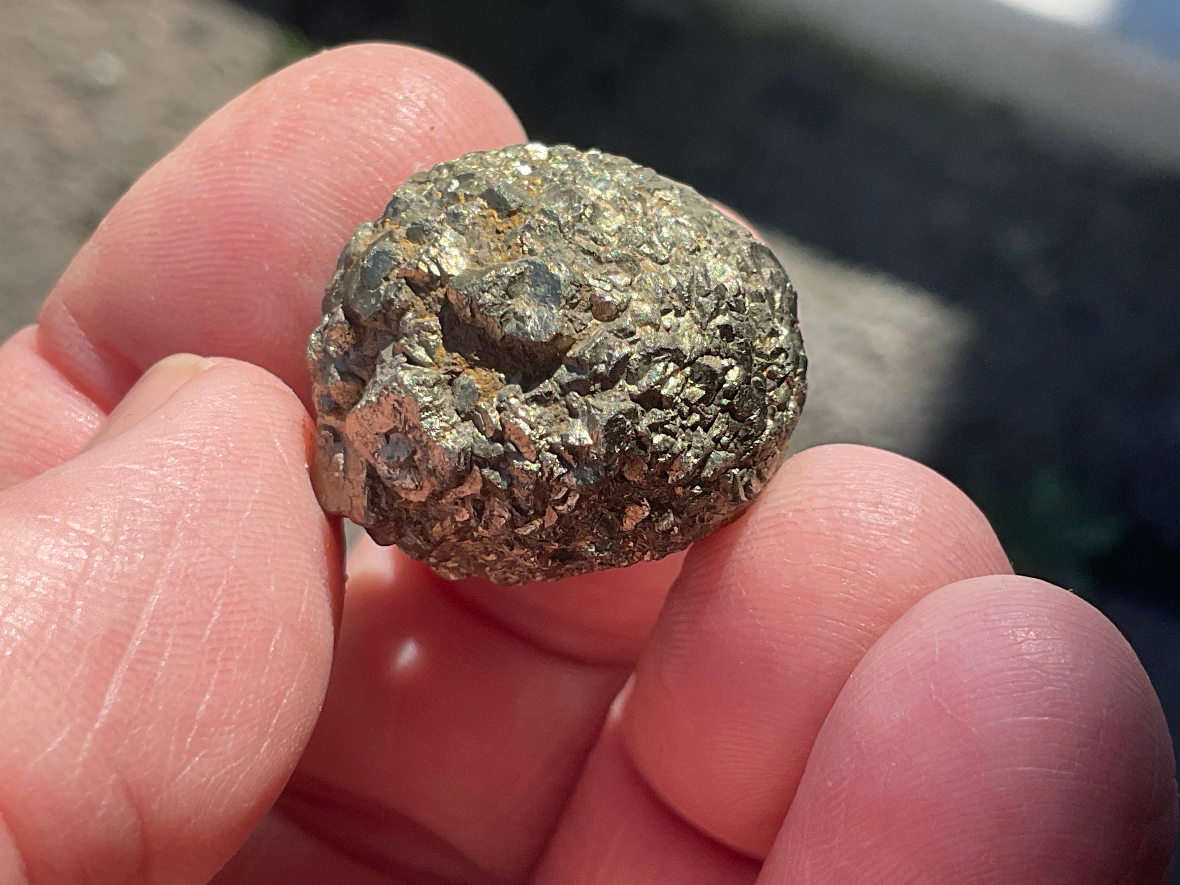 26g Natural Indonesian Pyrite after Marcasite Nodule 1C