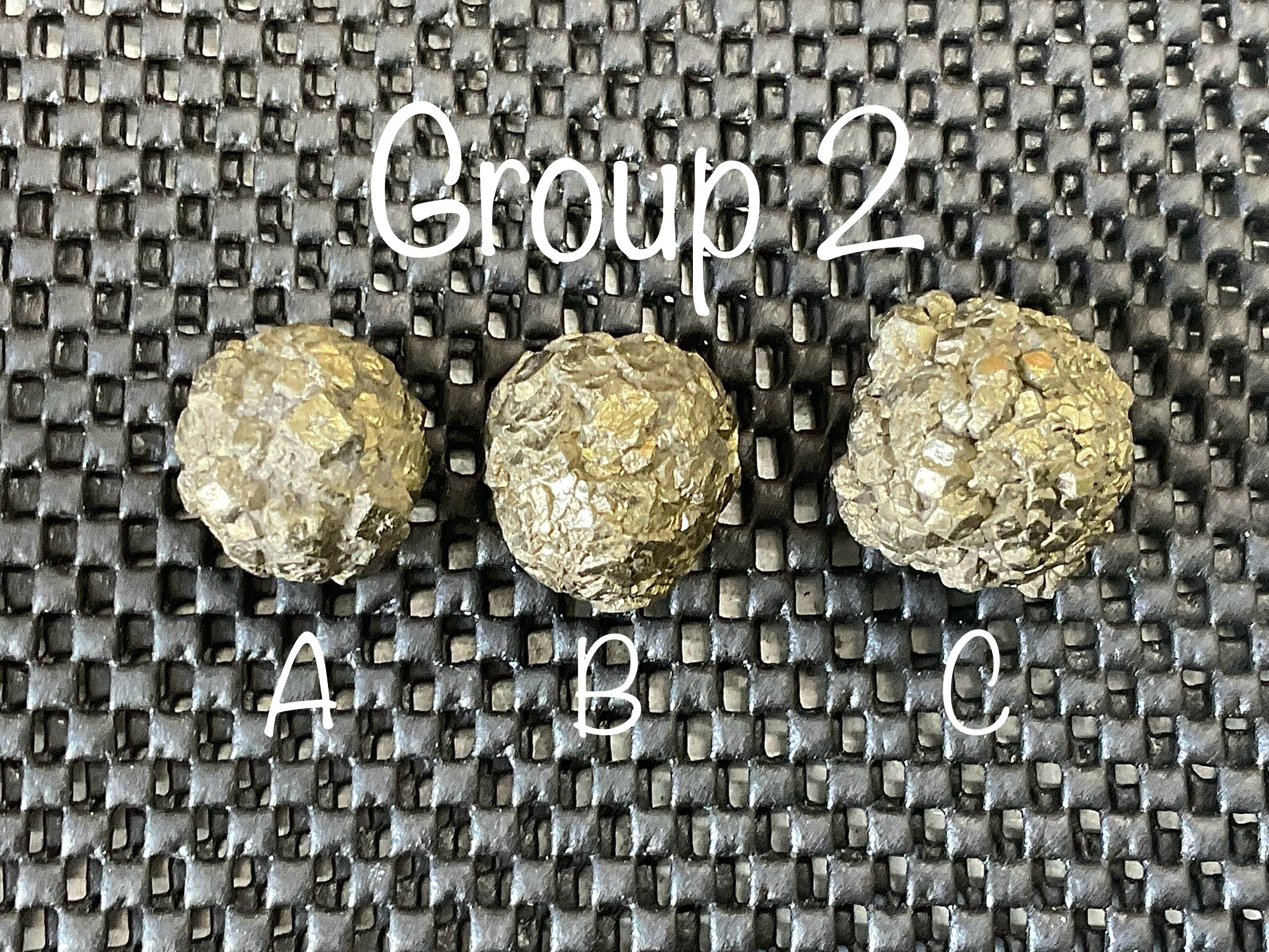 32g Natural Indonesian Pyrite after Marcasite Nodule 2B