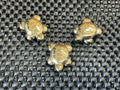 Small Pyrite Carved Turtle