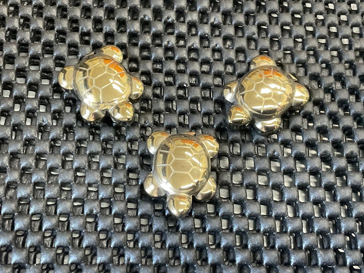 Small Pyrite Carved Turtle
