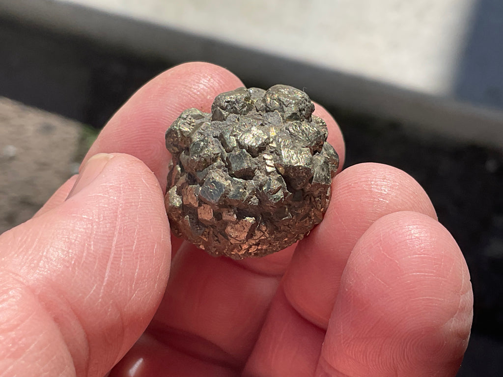 28g Natural Indonesian Pyrite after Marcasite Nodule 2A