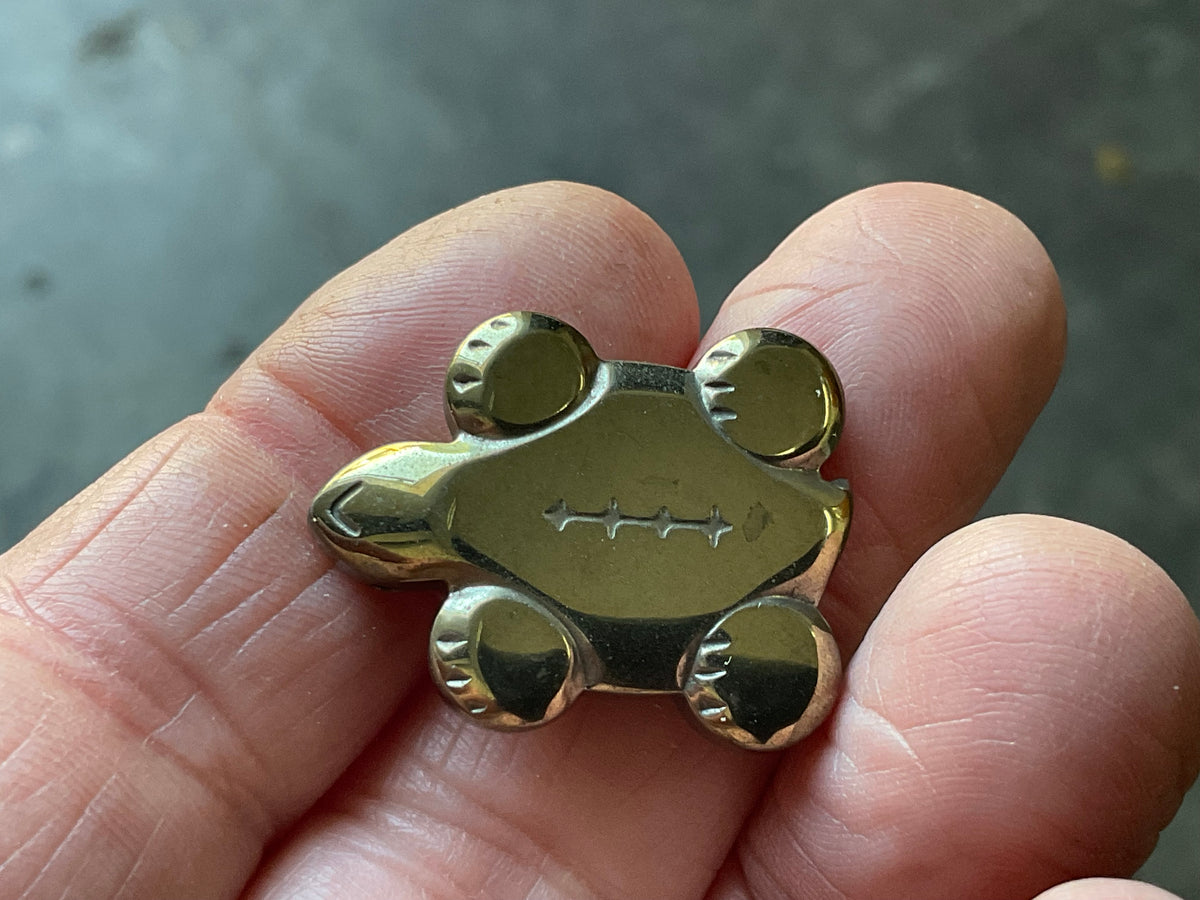 Small Pyrite Carved Turtle