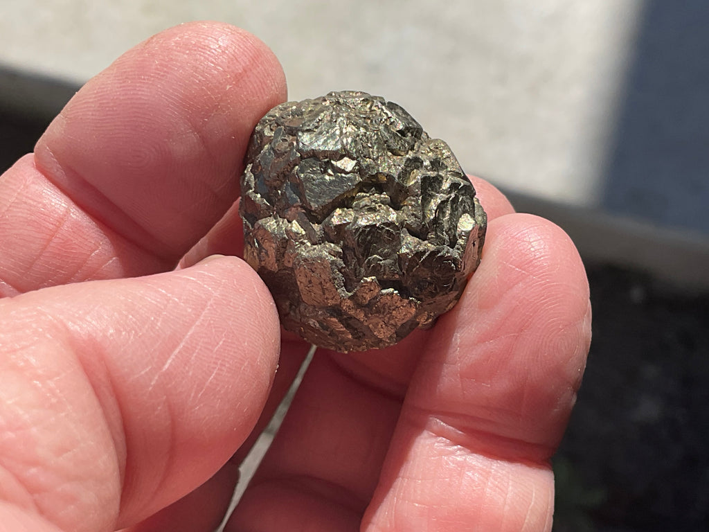 32g Natural Indonesian Pyrite after Marcasite Nodule 2B