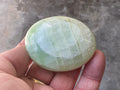 116g Pistachio Calcite Palmstone 2B