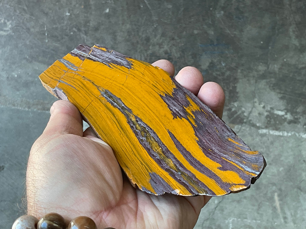 236g “Sunset Desert Jasper” Polished Slab