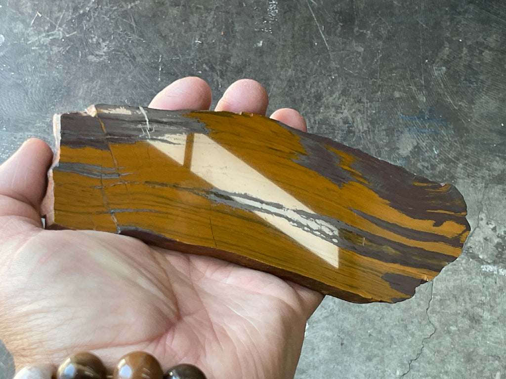 236g “Sunset Desert Jasper” Polished Slab