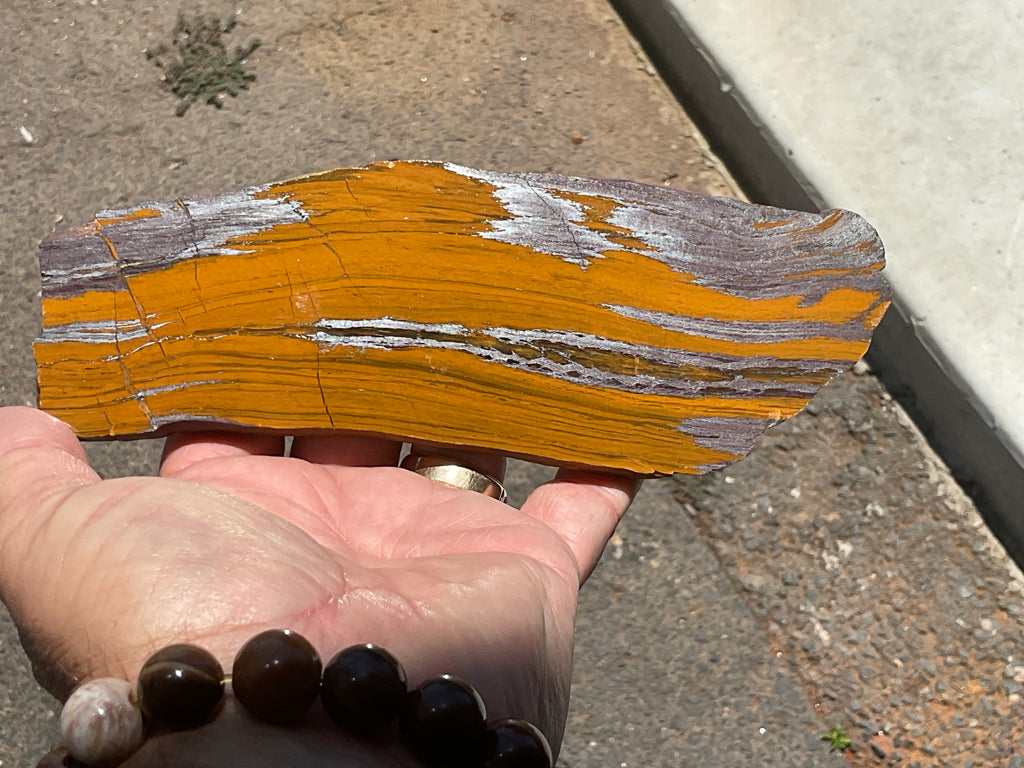 236g “Sunset Desert Jasper” Polished Slab