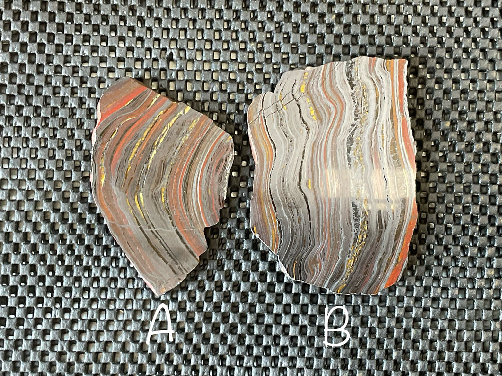 208g Western Australian Tiger Iron Polished Slab B