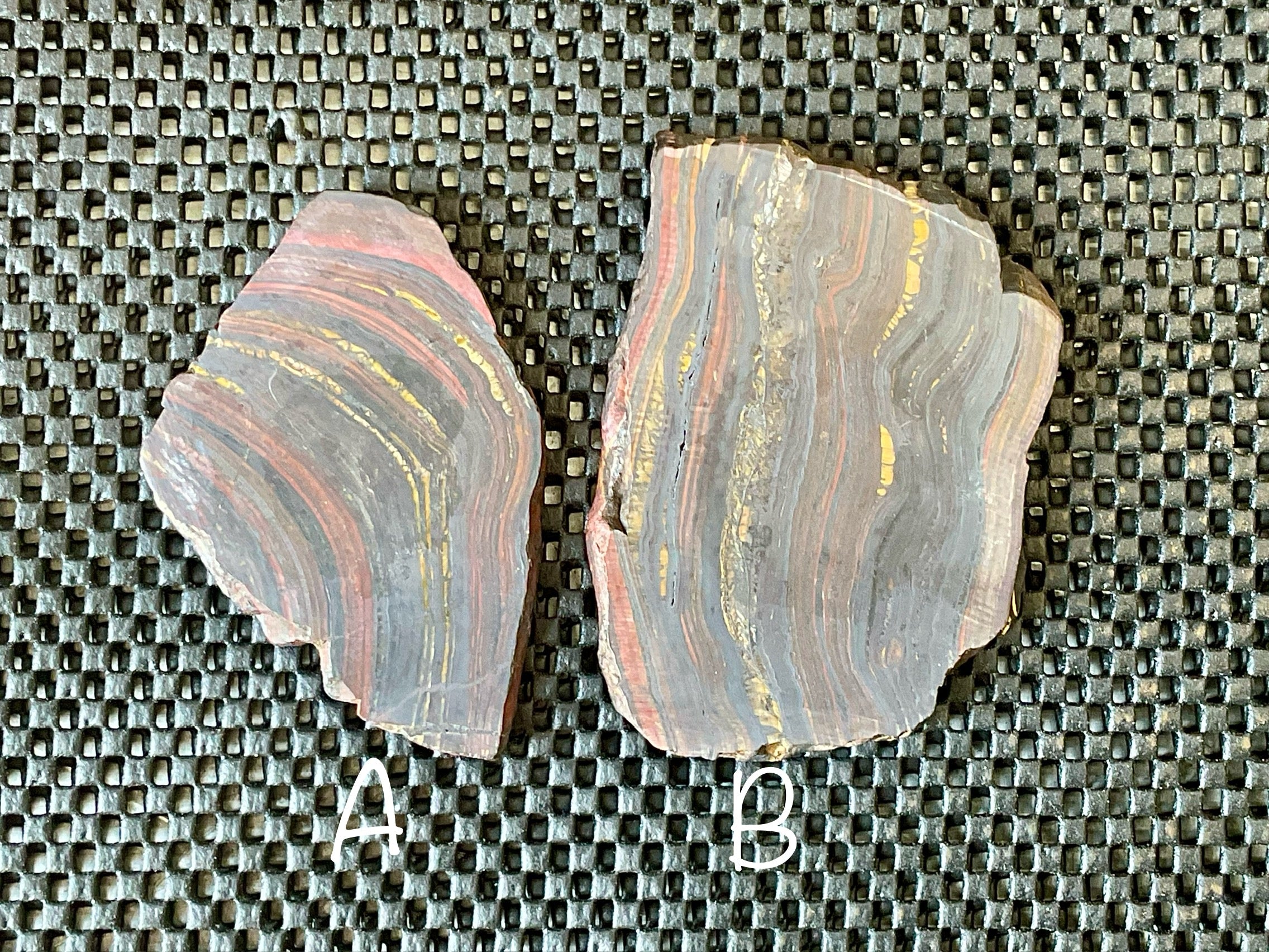 96g Western Australian Tiger Iron Polished Slab A