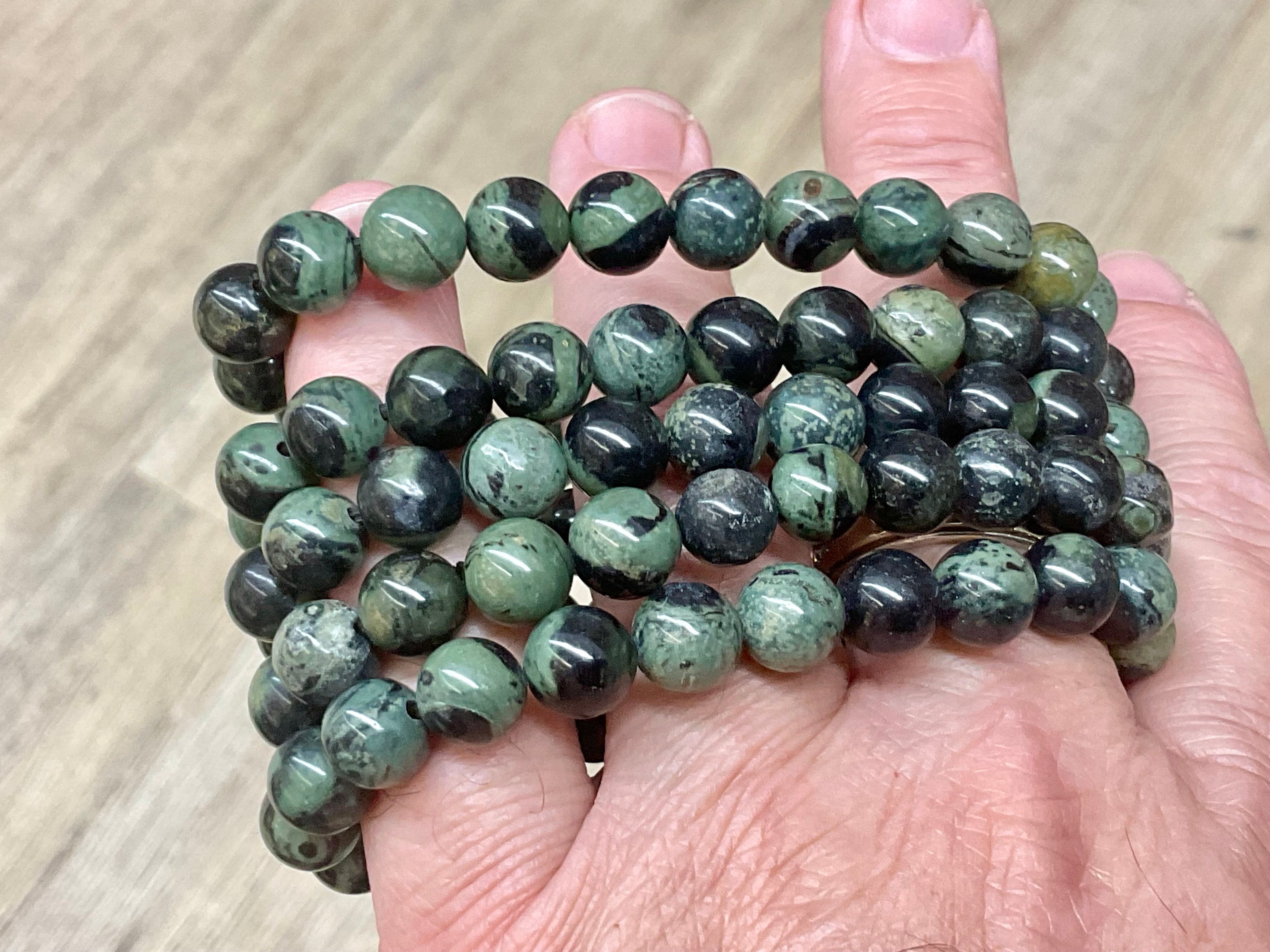 Kambaba Jasper 8mm Bead Bracelet