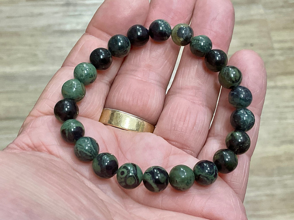 Kambaba Jasper 8mm Bead Bracelet