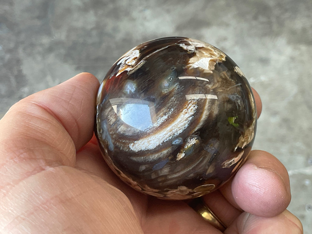 178gWestern Australian “Peanut Wood” Sphere 1A