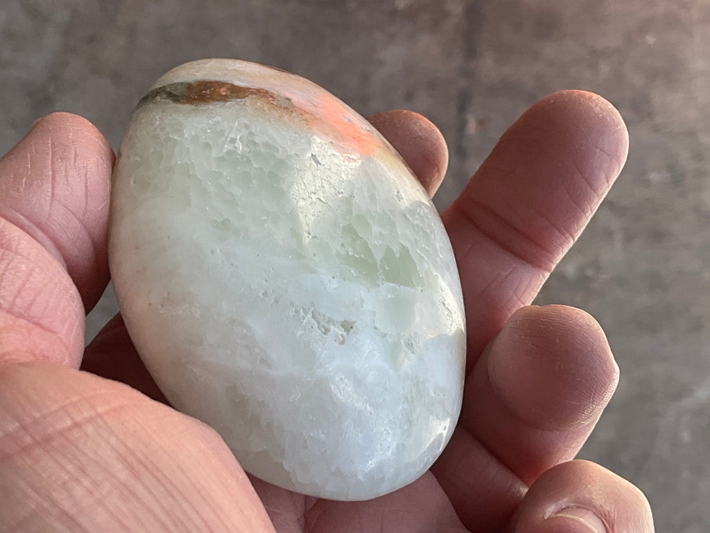 152g Calcite with Aragonite Palmstone 2A