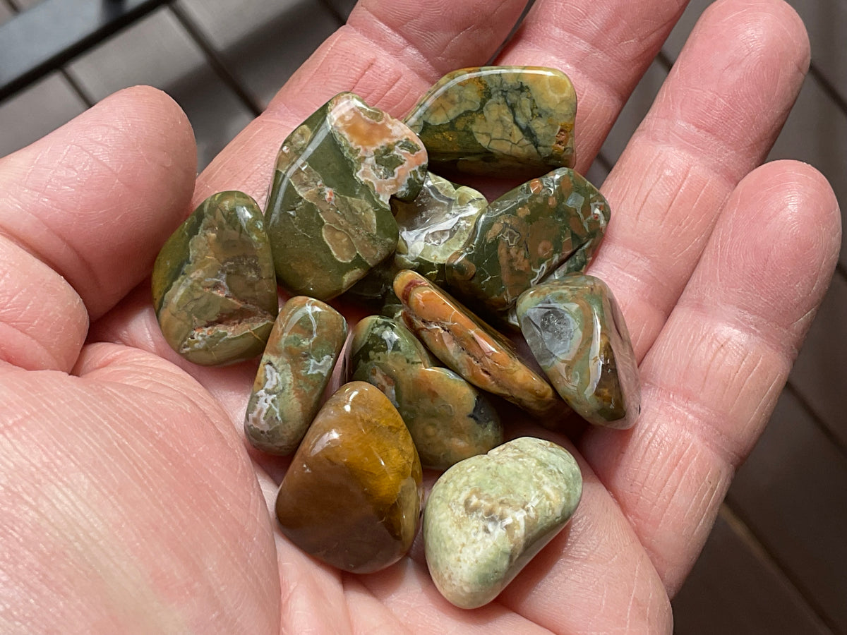 Mt Hay Rhyolite (Amulet Stone) Tumbled Stones