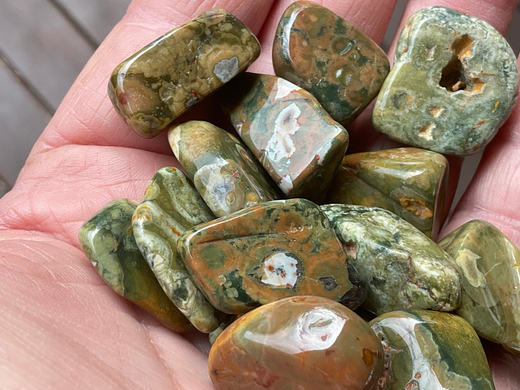 Mt Hay Rhyolite (Amulet Stone) Tumbled Stones