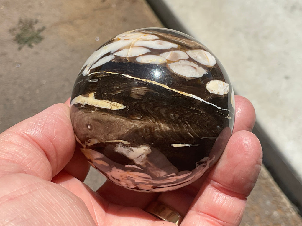 304g Western Australian “Peanut Wood” Sphere 3A