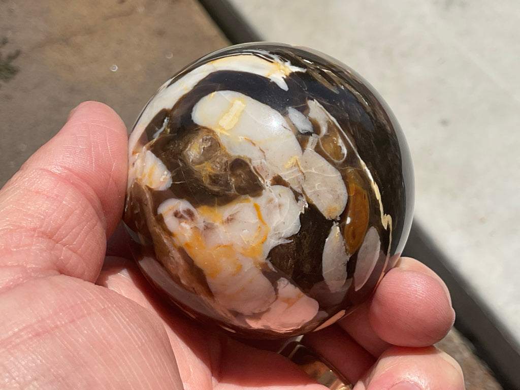 304g Western Australian “Peanut Wood” Sphere 3A