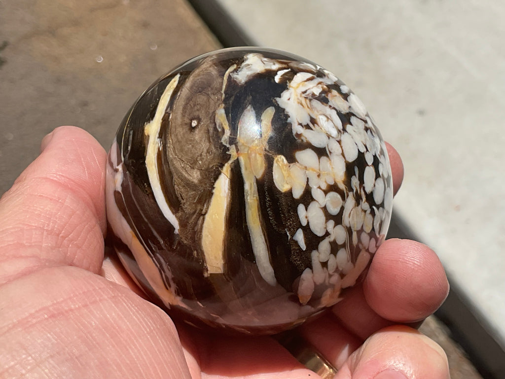 304g Western Australian “Peanut Wood” Sphere 3A