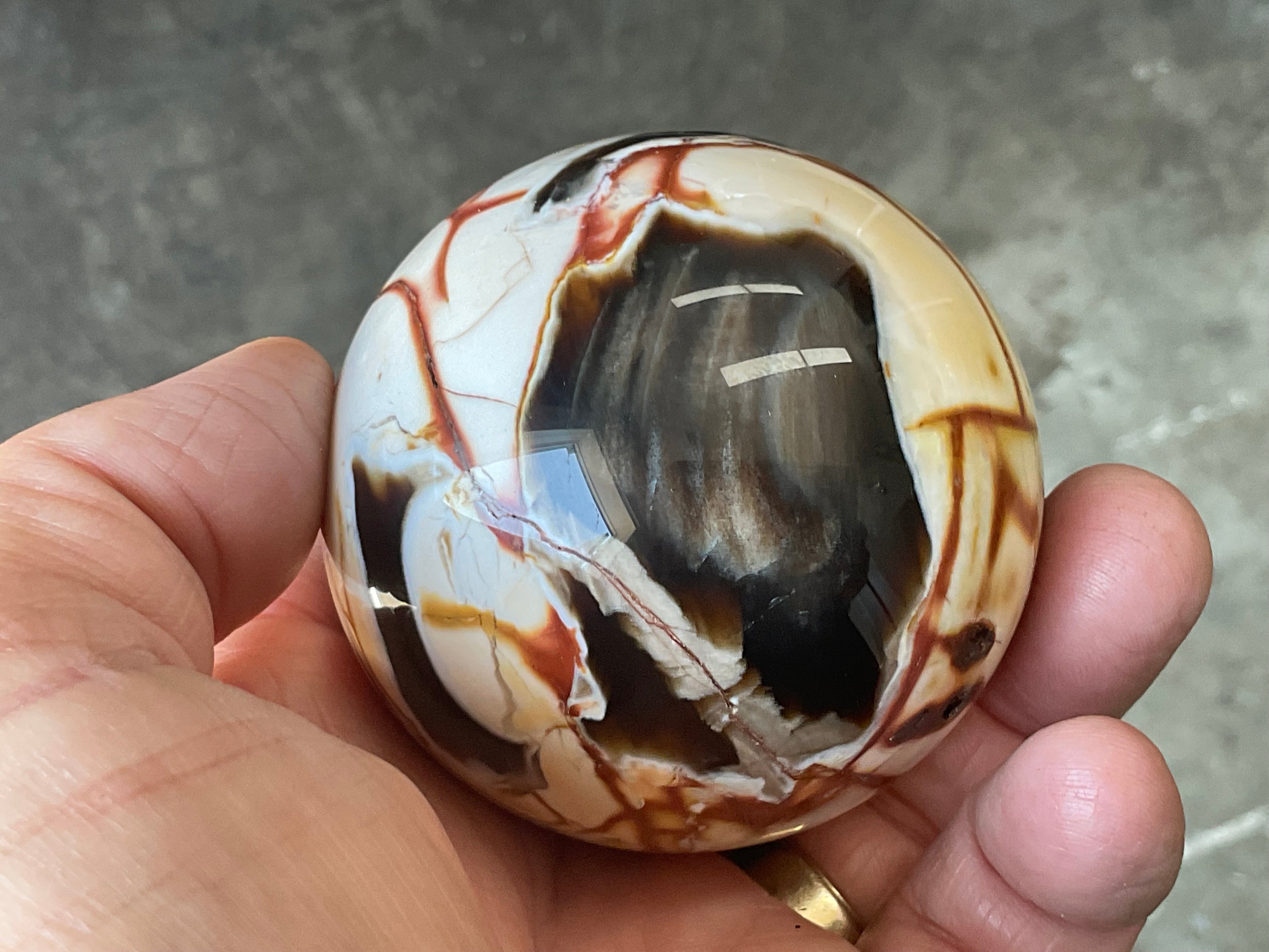 308g Western Australian “Peanut Wood” Sphere 3B