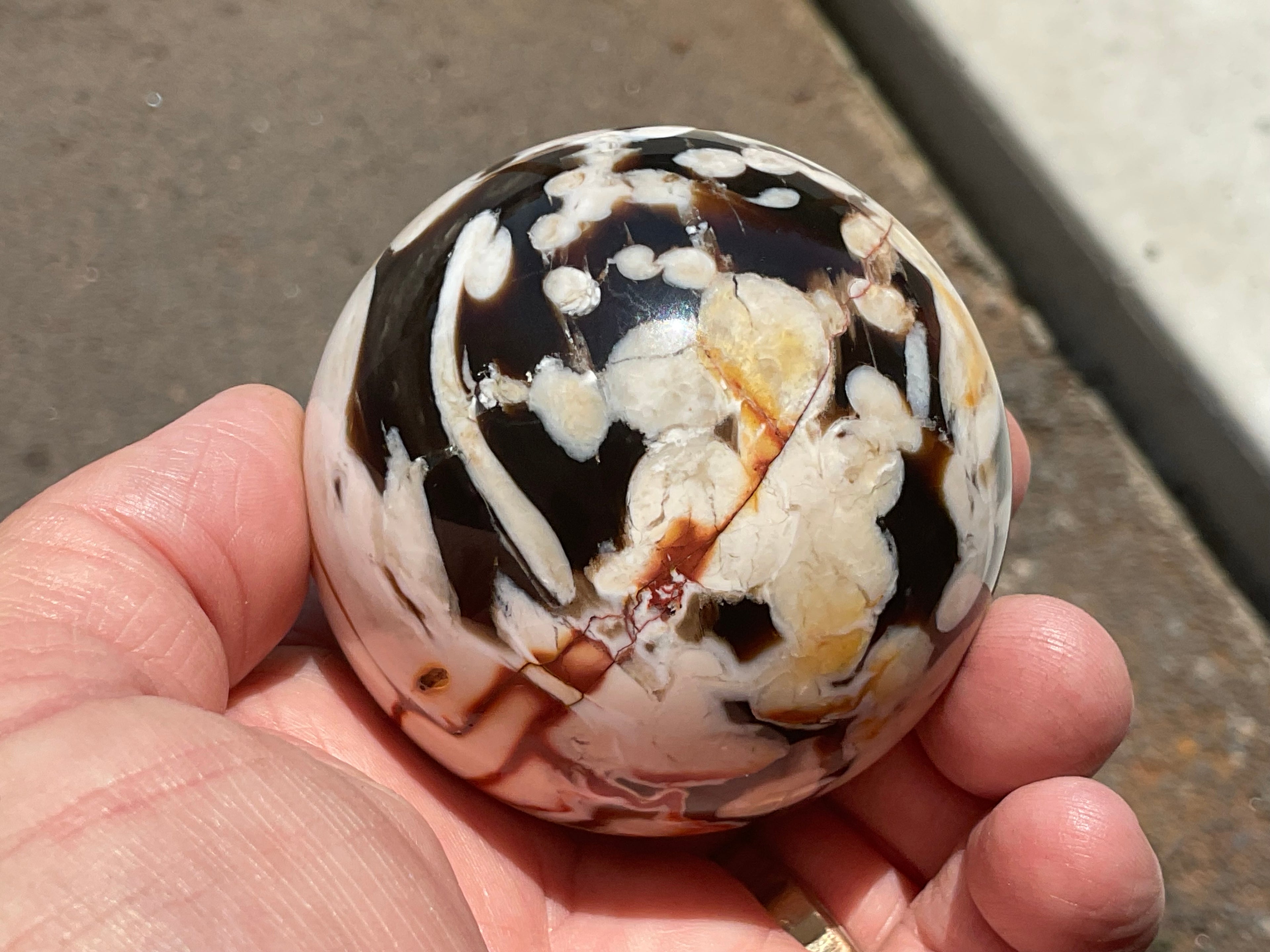 308g Western Australian “Peanut Wood” Sphere 3B