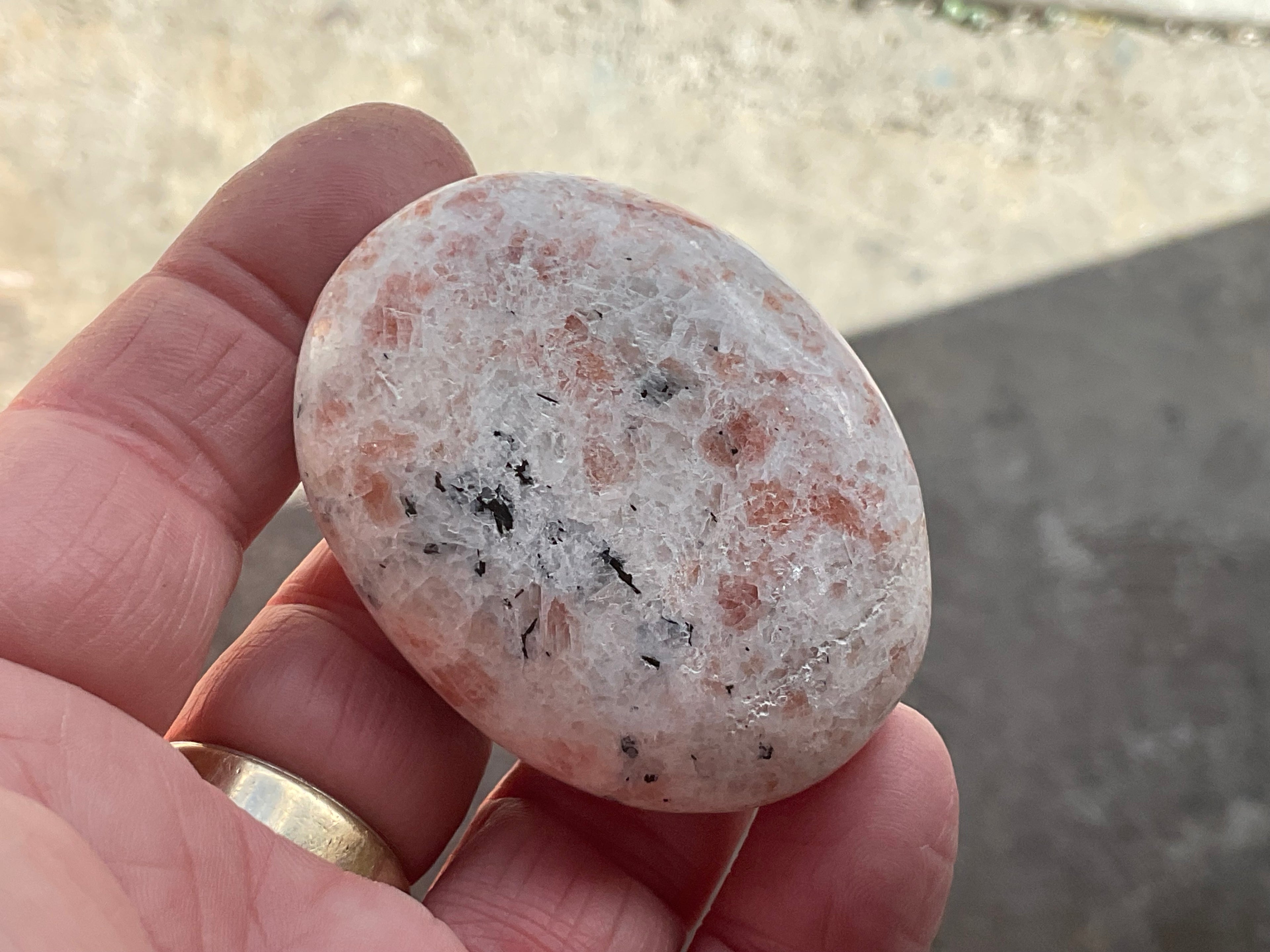 71g Sunstone Palmstone 1C